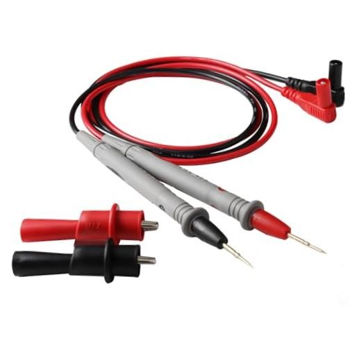 Digital Multimeter Test Leads, 2PCS Crocodile Clips, Professional Probe Kit