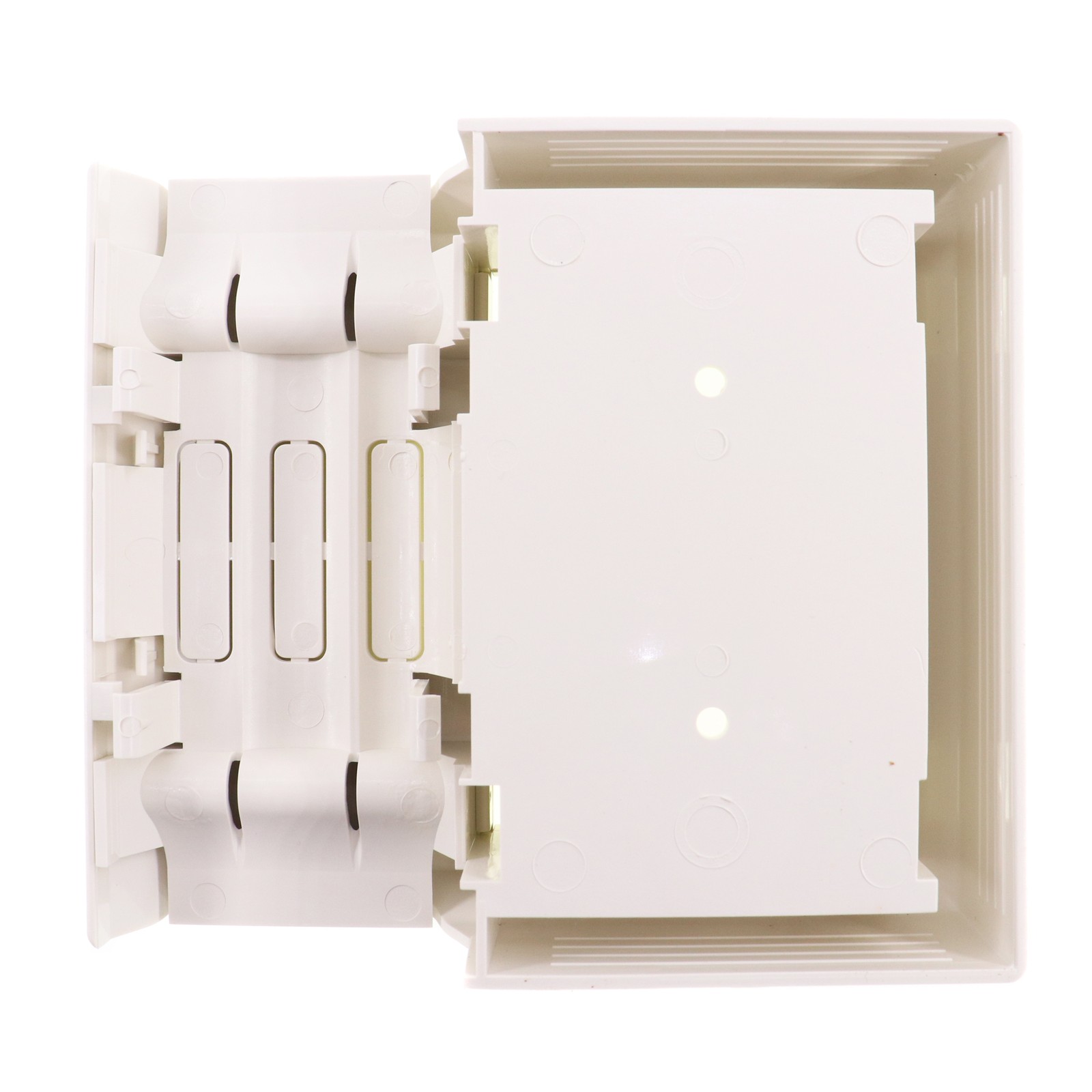 PANDUIT T45WC2IW PAN-WAY SURFACE RACEWAY T45 OFFSET DEVICE BOX, WHITE (10-PACK)