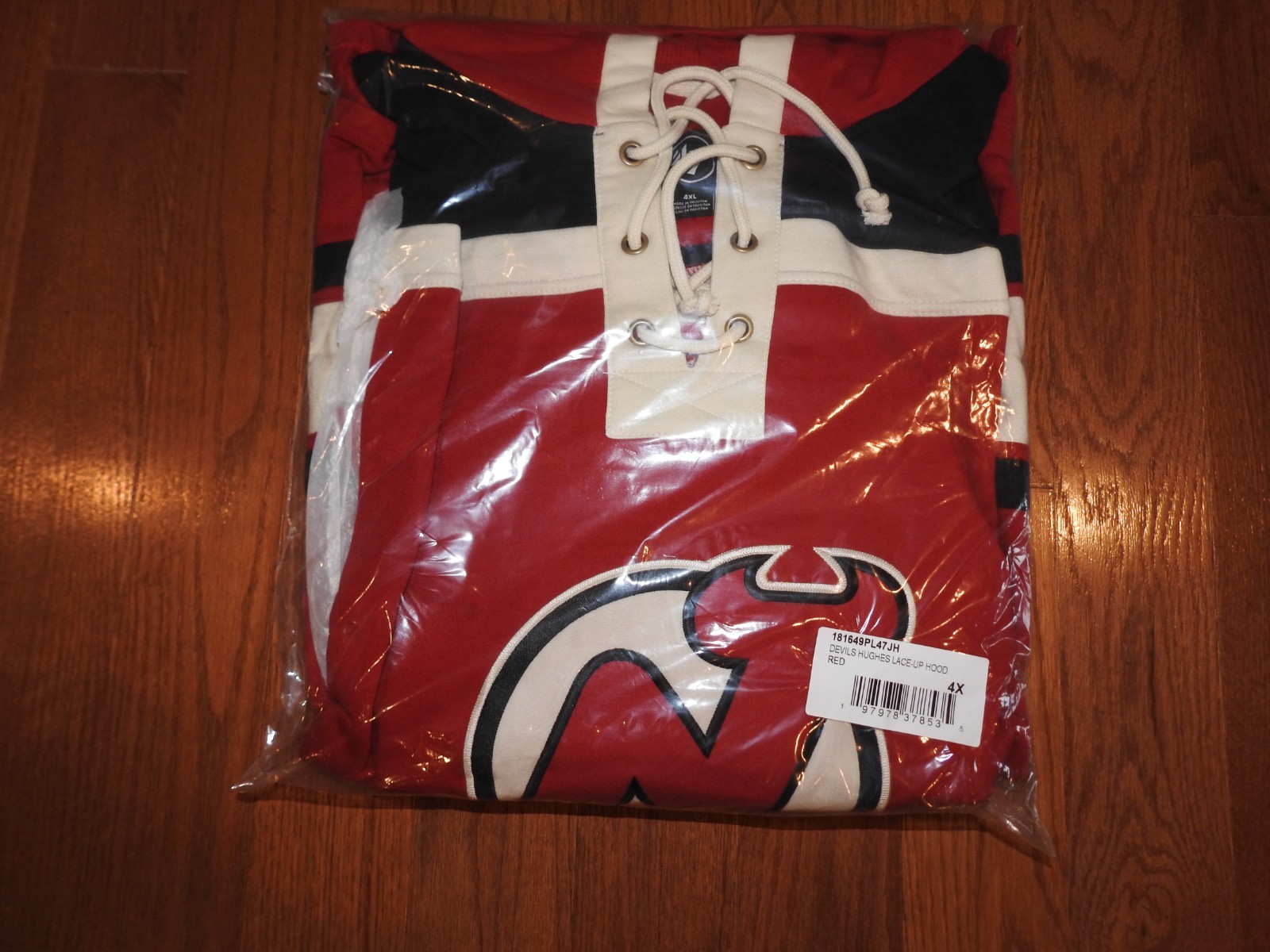 NHL #86 New Jersey Devils '47 Hockey Lacer Hoodie New Mens Big & Tall Sizes $150