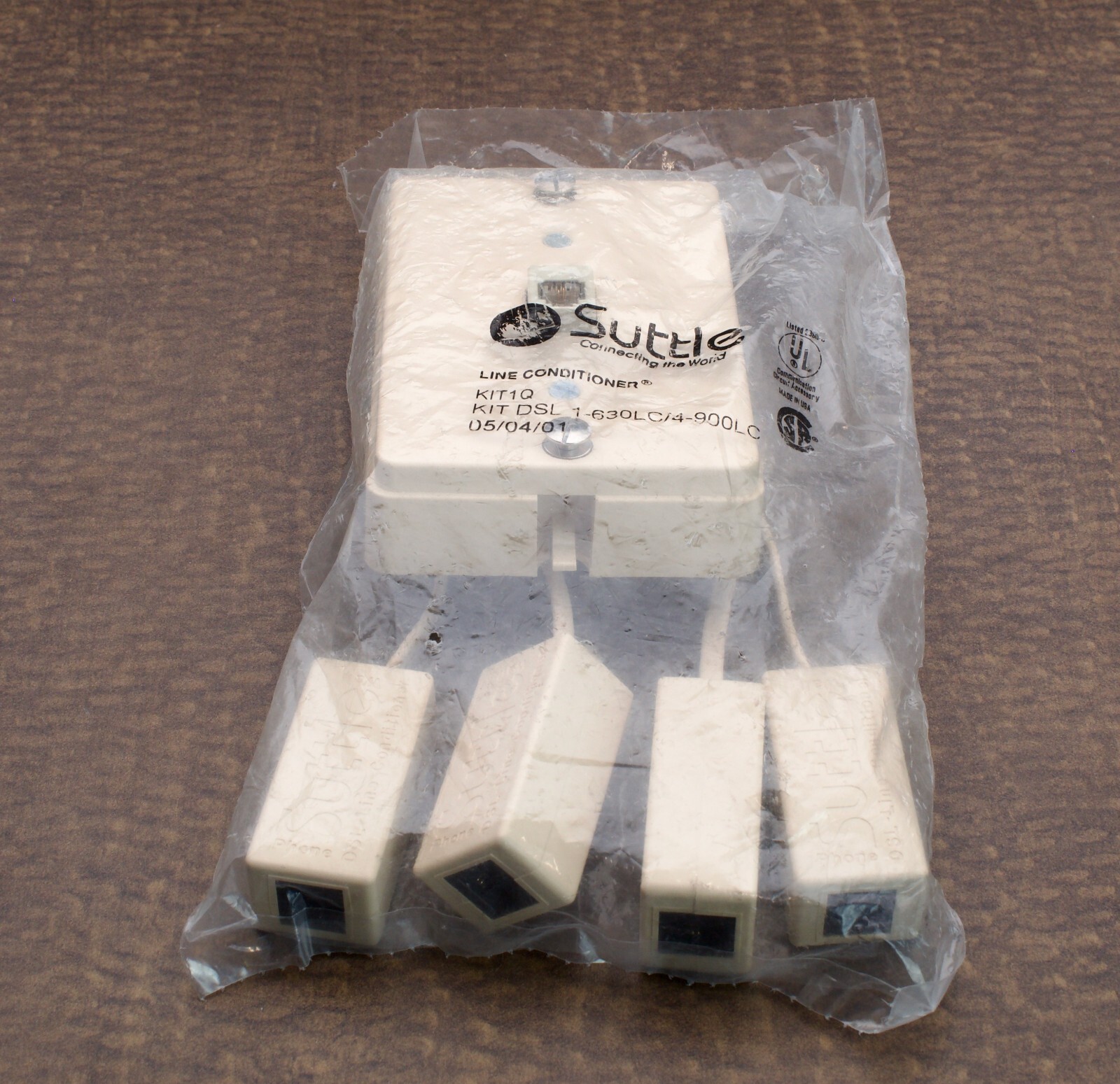 Suttle Wall Mount Adapter DSL Filter - Cream