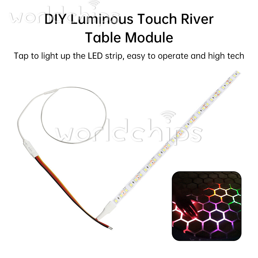 DIY Touch River Table Module LED Driver Light Strip Kit 3-24V Touch Sensor Coil