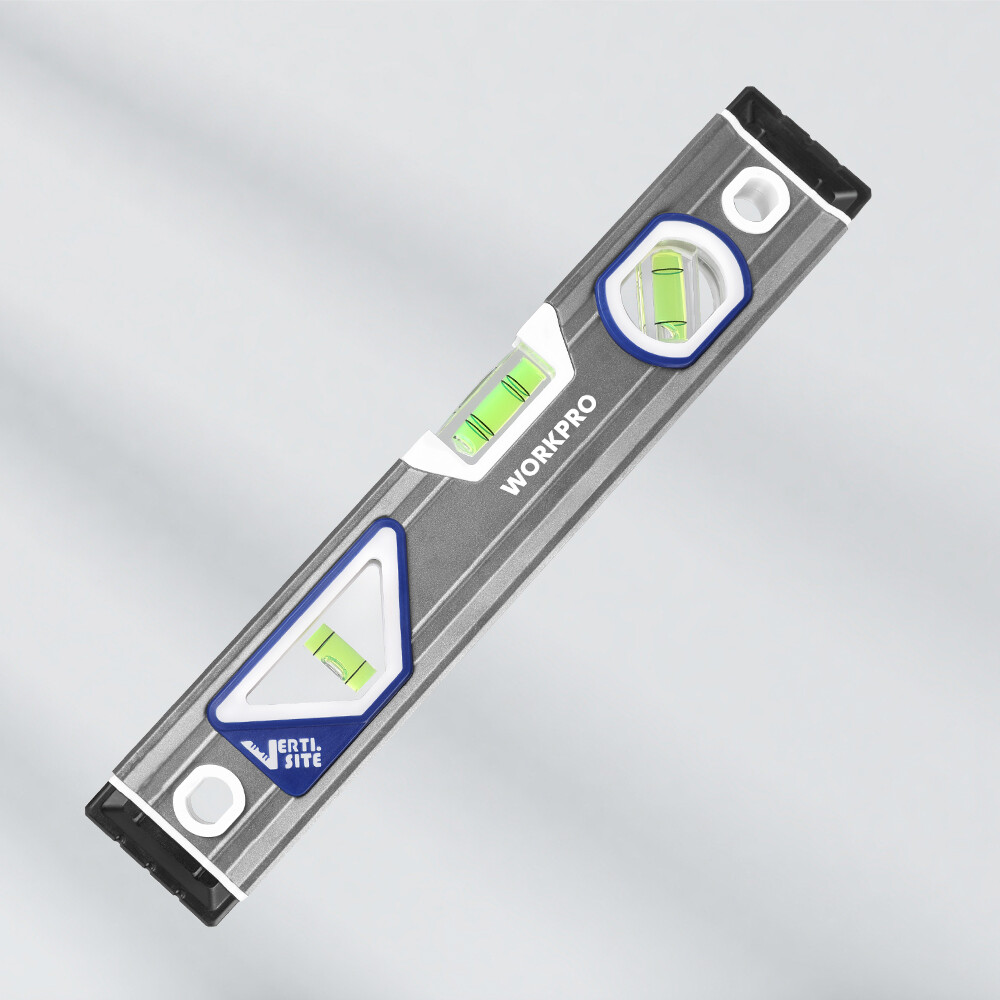 WORKPRO 10 Inch Torpedo Level Small leveler tool 3 Different Bubble 45°/90°/180°