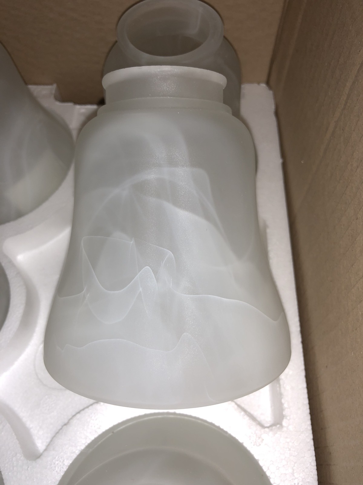 Replacement Ceiling Fan Bathroom Light Glass Shade Globe Alabaster Bell Frosted