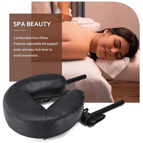 Universal Massage Table Face Cradle & Cushion, Adjustable Massage Chair Spa Bed