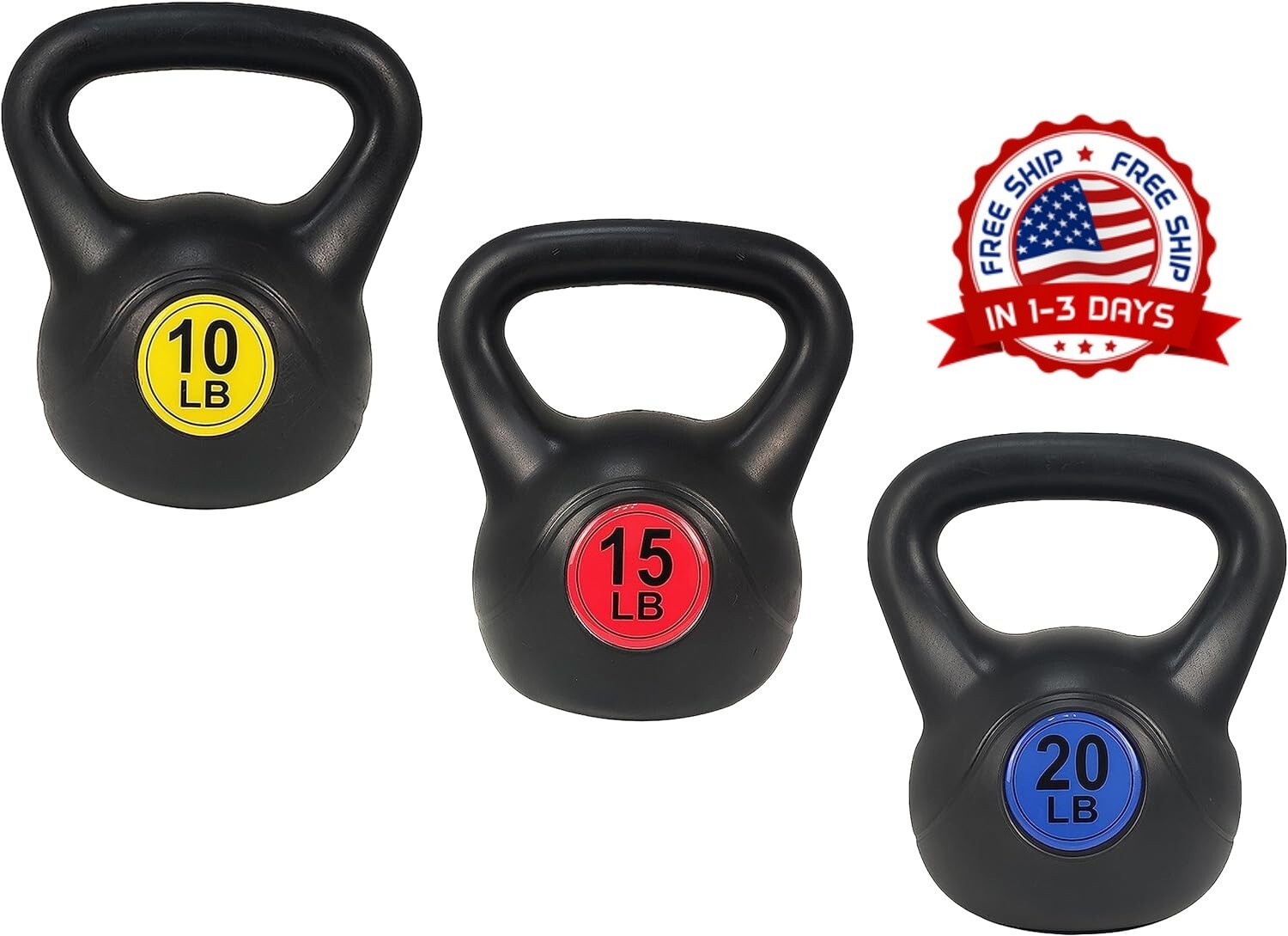 Juego De Pesas Rusas Con Soporte Para Ejercicios Gym 45 Libras Mujer y hombres