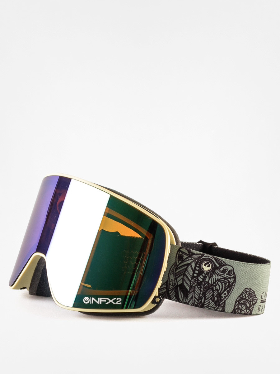 Dragon NFX2 28605 Frameless Chris Benchetler Green Ion Goggles RARE!