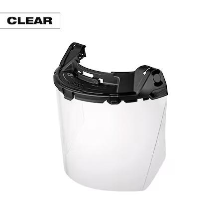 Milwaukee Tool 48-73-1460 Face Shield, Clear Visor, Polycarbonate, Locking
