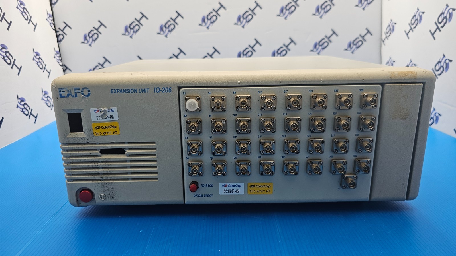 EXFO IQ-206 Optical Power Meter Modular Mainframe w/ IQ-9100 1x32 Module