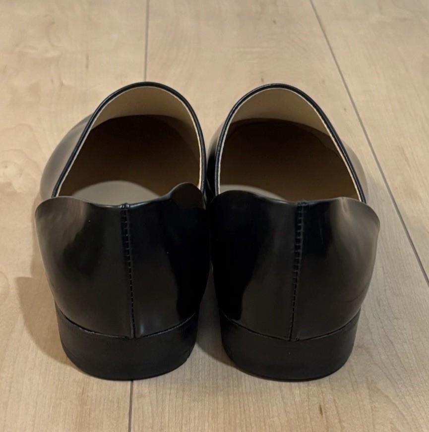 HARUTA 850 Spock Shoes Leather Black Mens 2E Made in Japan Doctors Shoes