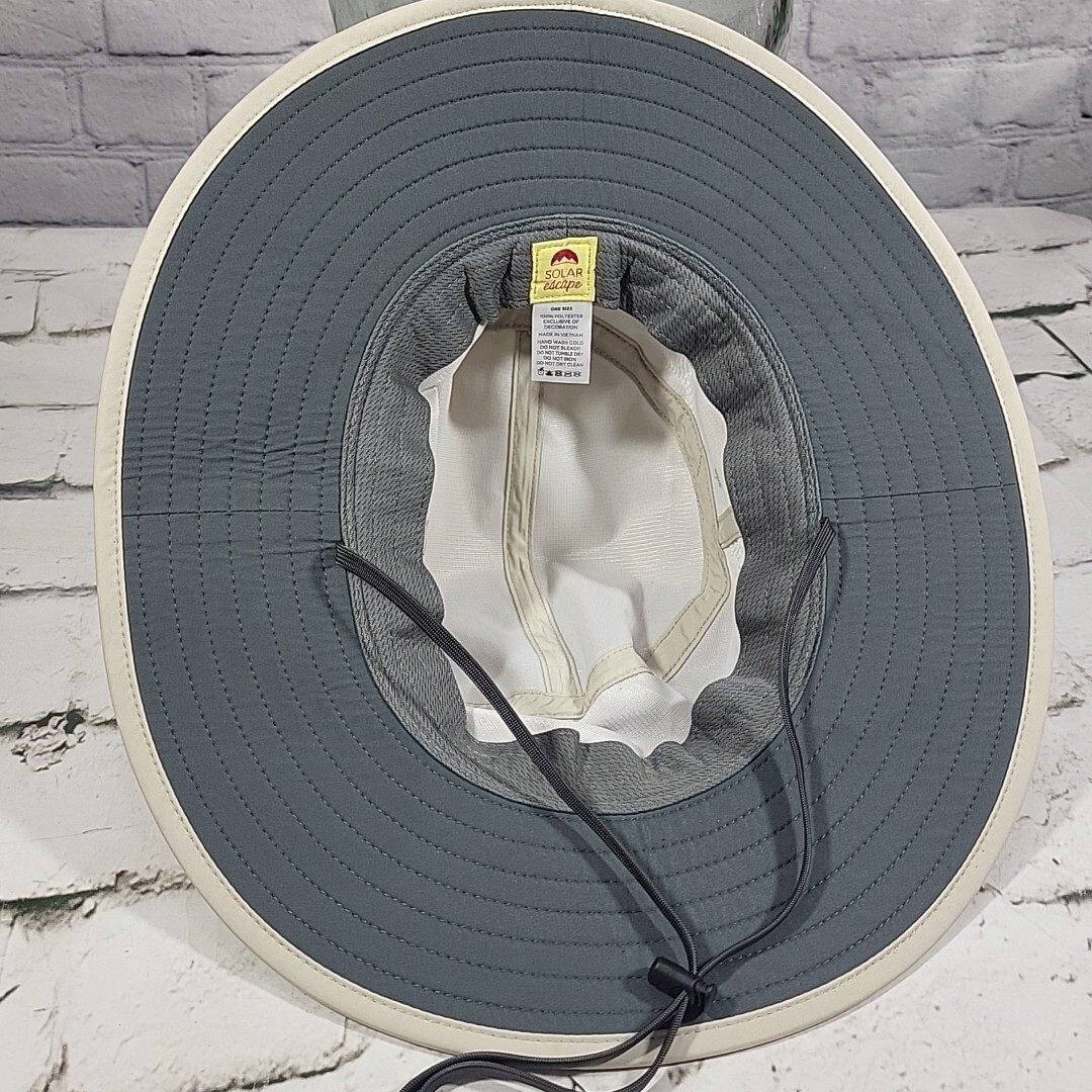 Solar Escape Beige Bucket Hat Outdoor One size