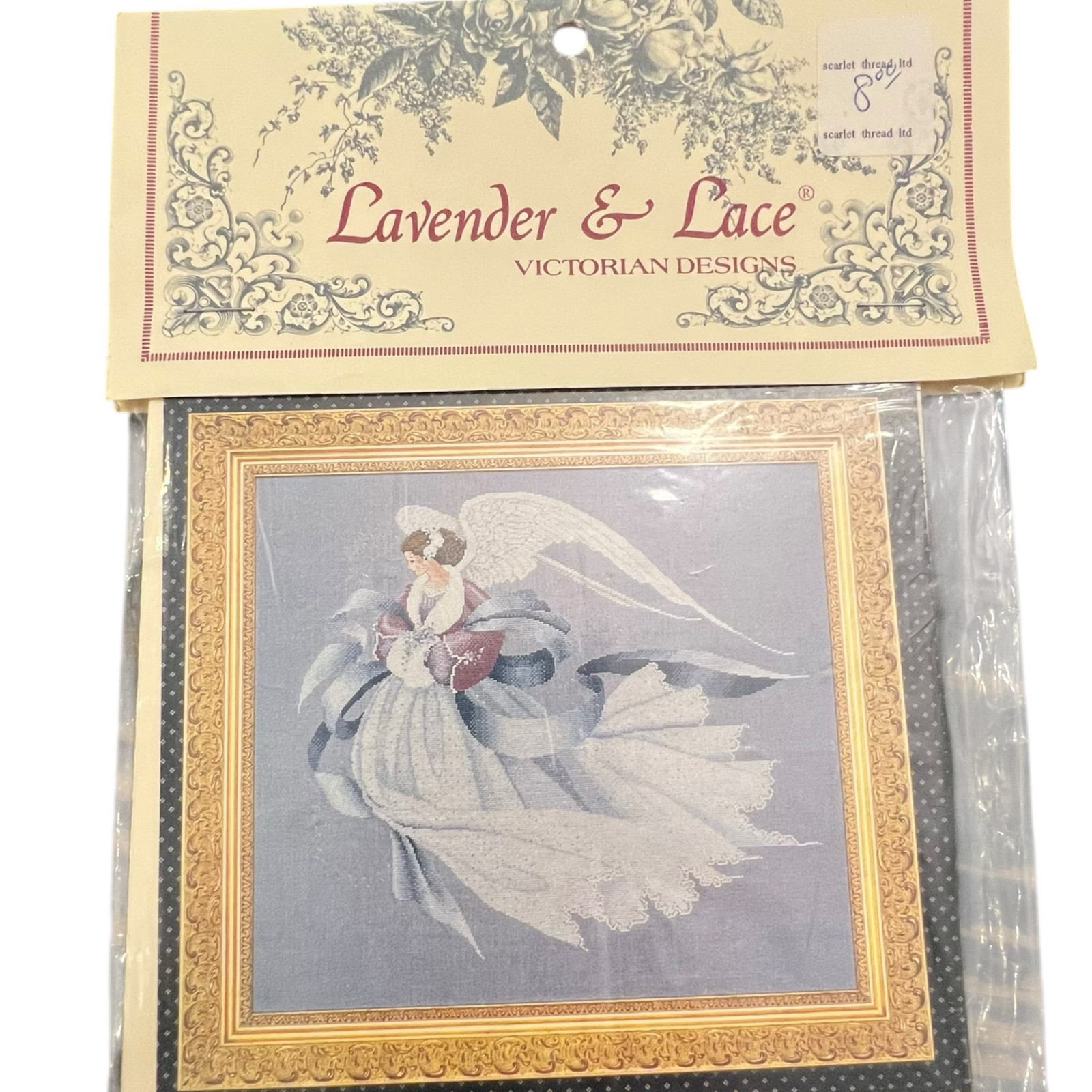Lavender & Lace Victorian Designs ANGEL OF WINTER Counted Cross Stitch Pattern