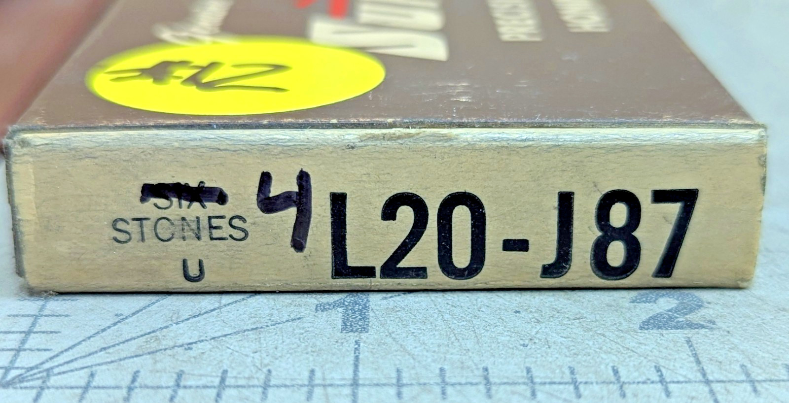 L20-J87 Sunnen 400 Grit Silicone Carbide L20 Mandril (Set Of 4 Stones)#12