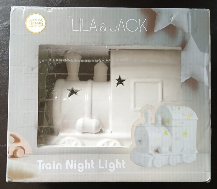 Lila & Jack Train Night Light