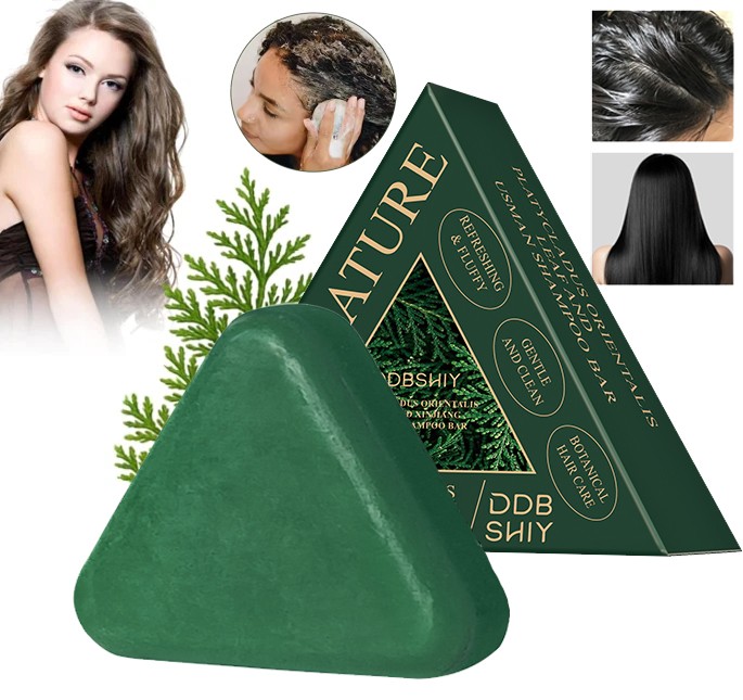 1~10PCS Usman-Grass Hair Growth Shampoo Soap Bar 120g Thickening Deep Cleansing