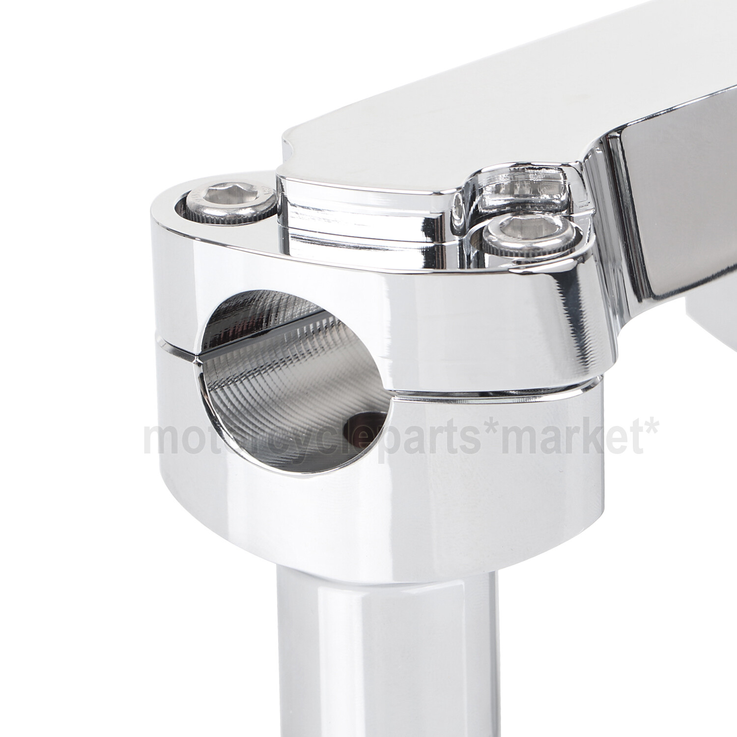 3.5" Handlebar Risers & Top Clamp For Harley Dyna FXDF FXDB Heritage Softail