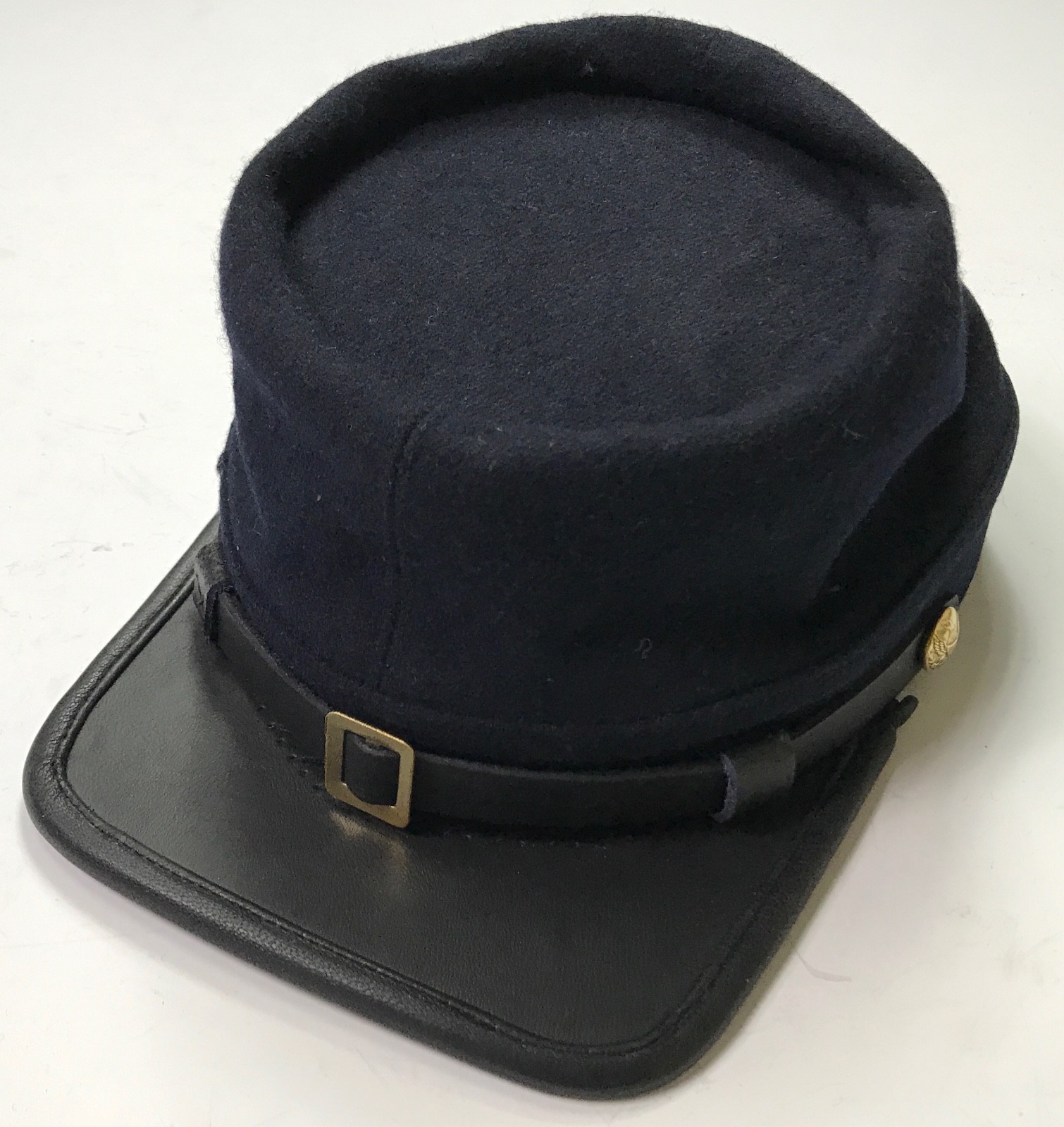 CIVIL WAR US UNION INFANTRY NAVY BLUE WOOL KEPI FORAGE CAP HAT-MEDIUM