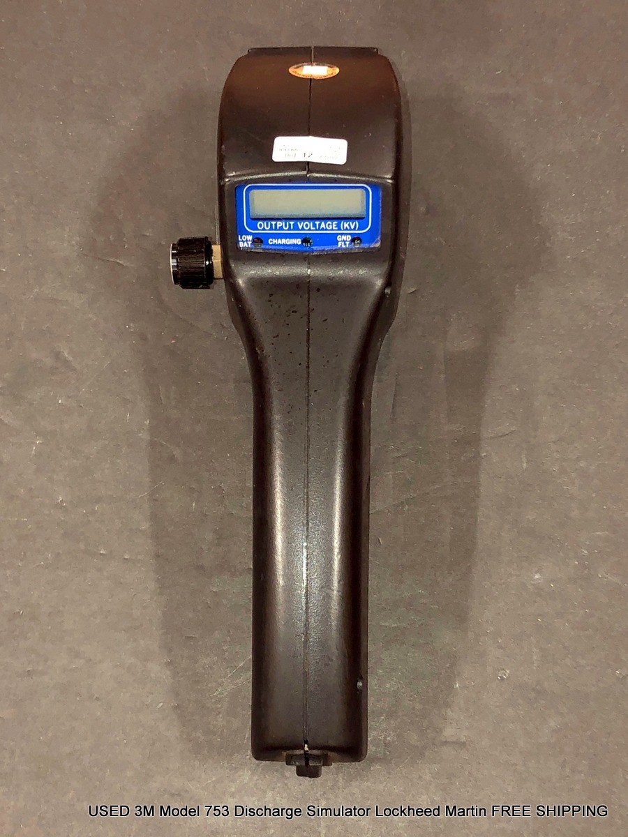 USED 3M Model 753 Discharge Simulator Lockheed Martin FREE SHIPPING