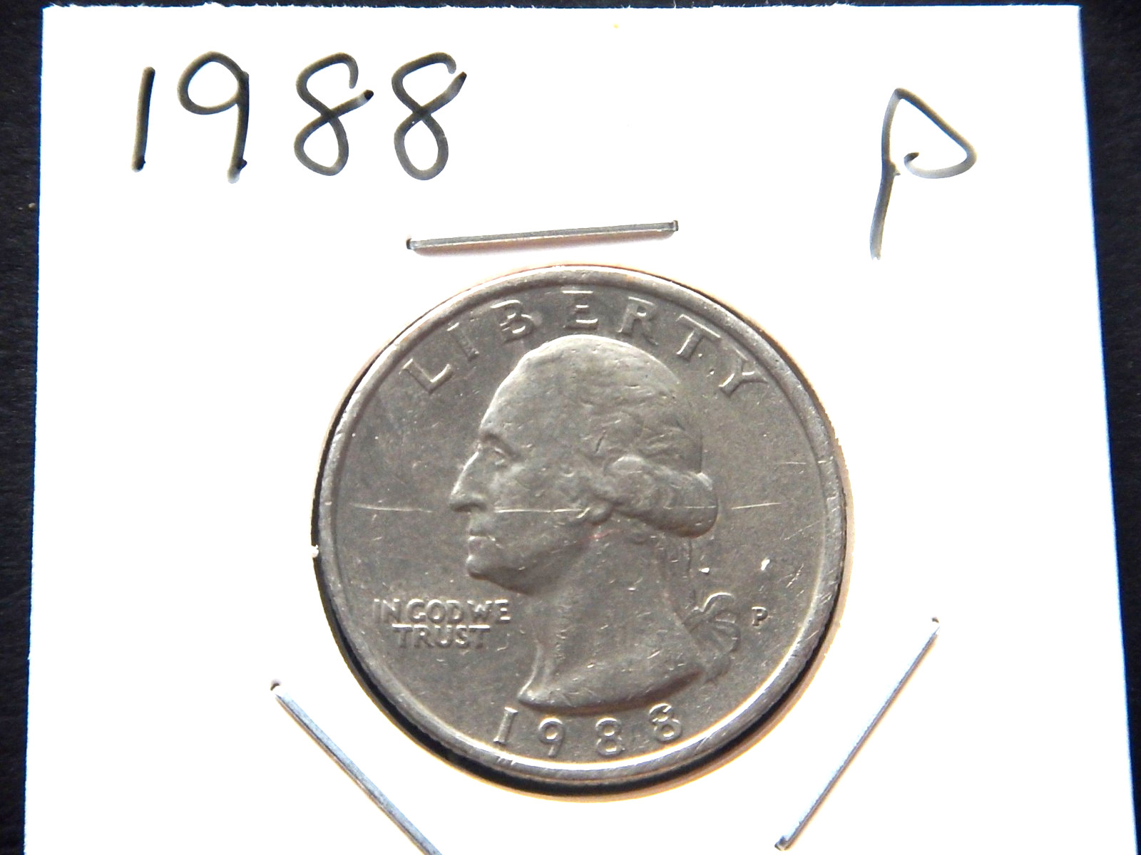 1988 (P) George Washington Quarter
