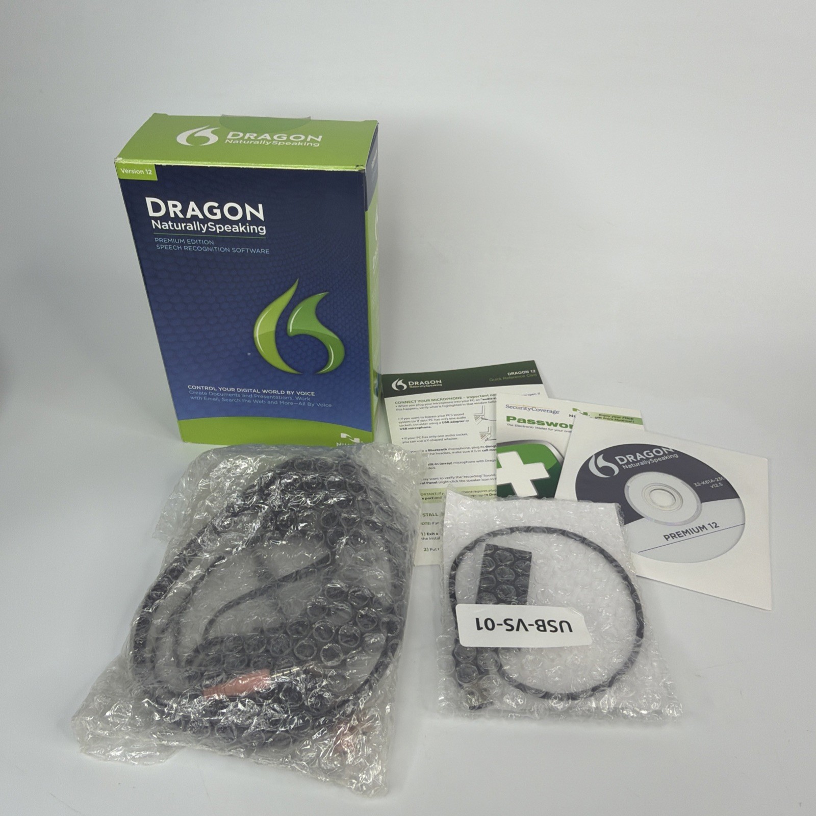 Nuance Dragon Naturally Speaking Premium Version 12 Speech Recognition Software