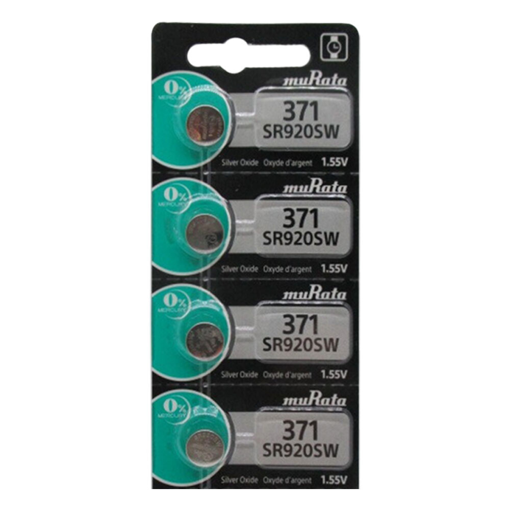 4 Murata Replaces Sony Silver Oxide SR920SW SR920W SR920 1.55V Battery