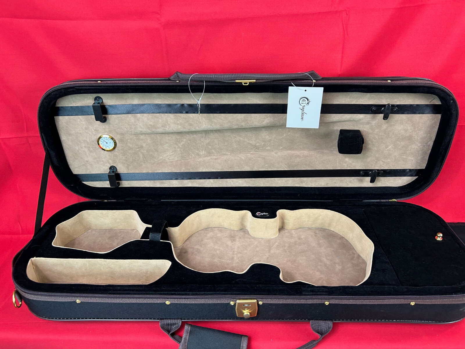 Gagliano Oblong Violin Case 4/4 Come with Rosin , Cloth , and More--Artisan Luxe