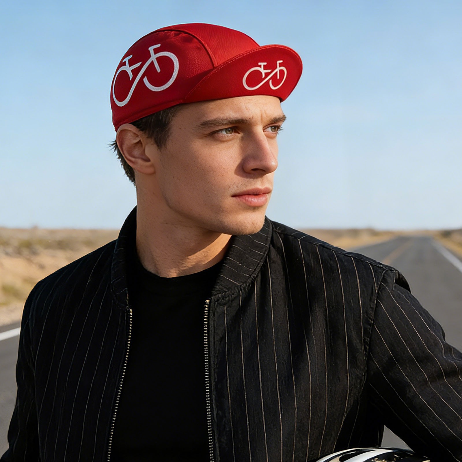 1Pcs Cycling Cap Sport Hat Under Helmet Breathable Sweat Absorbent Sun Shade Cap