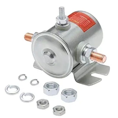 Continuous Solenoid Relay 12V DC 125A 3 Terminals Heavy Duty Starter Solenoid Zi