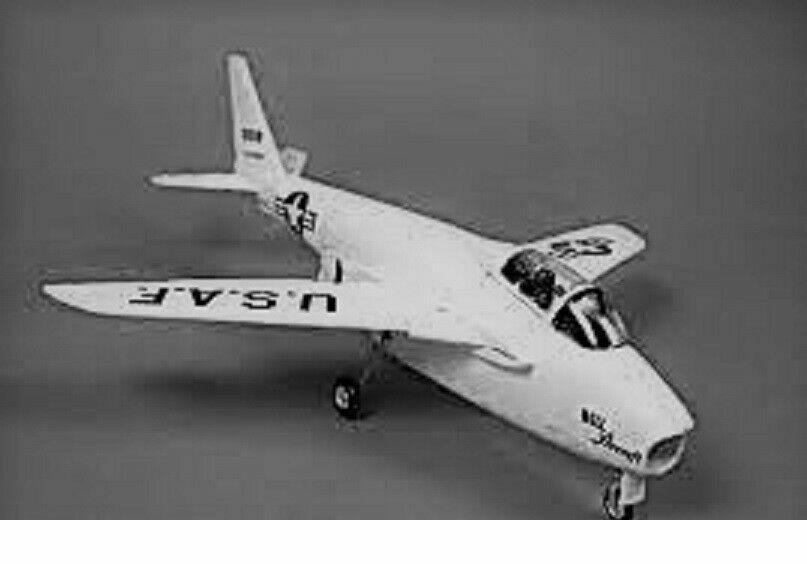 Bell X-5 EDF Jet 36" RC Airplane Kit Laser Cut Balsa & Ply Short Kit W/Plans