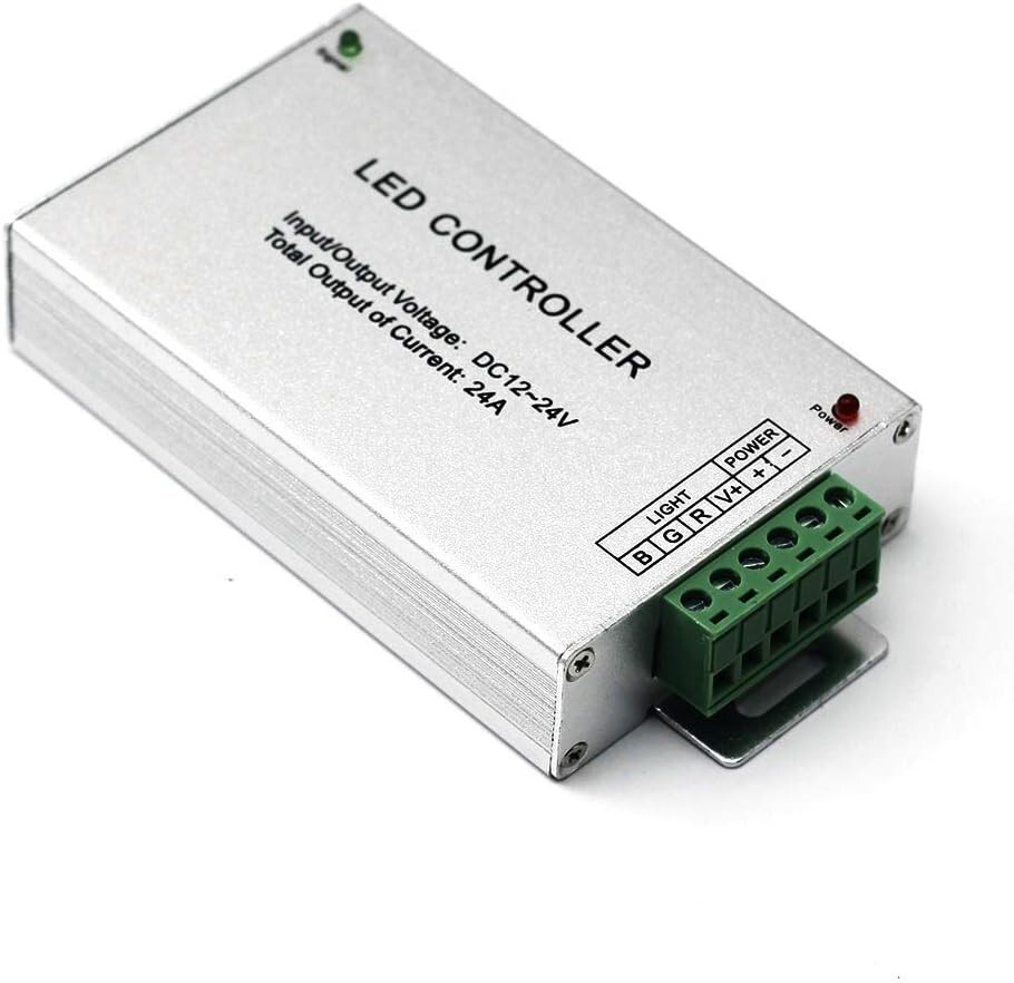 12V-24V DC 24A 288W 44Key IR Remote Controller for RGB LED Strip 5050 3528