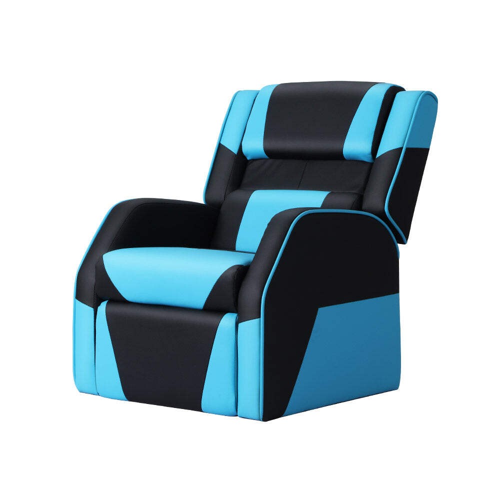 NNEDSZ Kids Recliner Chair PU Leather Gaming Sofa Lounge Couch Children Armchair
