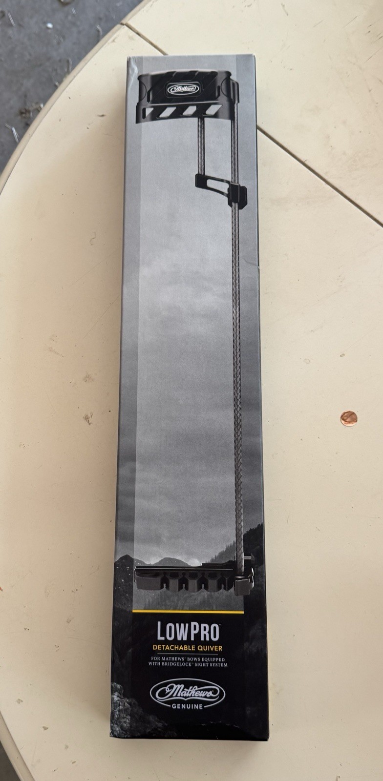 NEW RIGHT Handed Mathews Low Pro Detachable 5 Arrow Quiver- Black FREE SHIPPING