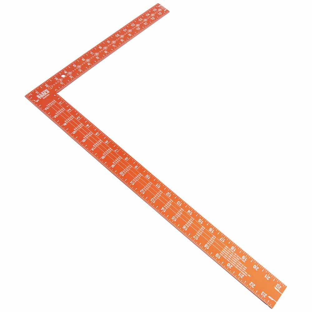 Klein Tools 935FSQ 24 in x 16 in Aluminum Framing Square Orange