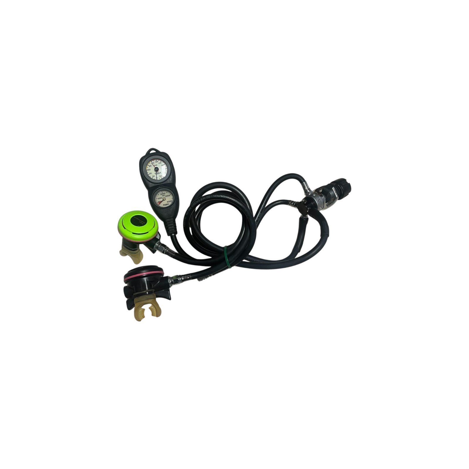 Scuba Diving TUSA Imprex  Regulator Set with Gauge and feet
