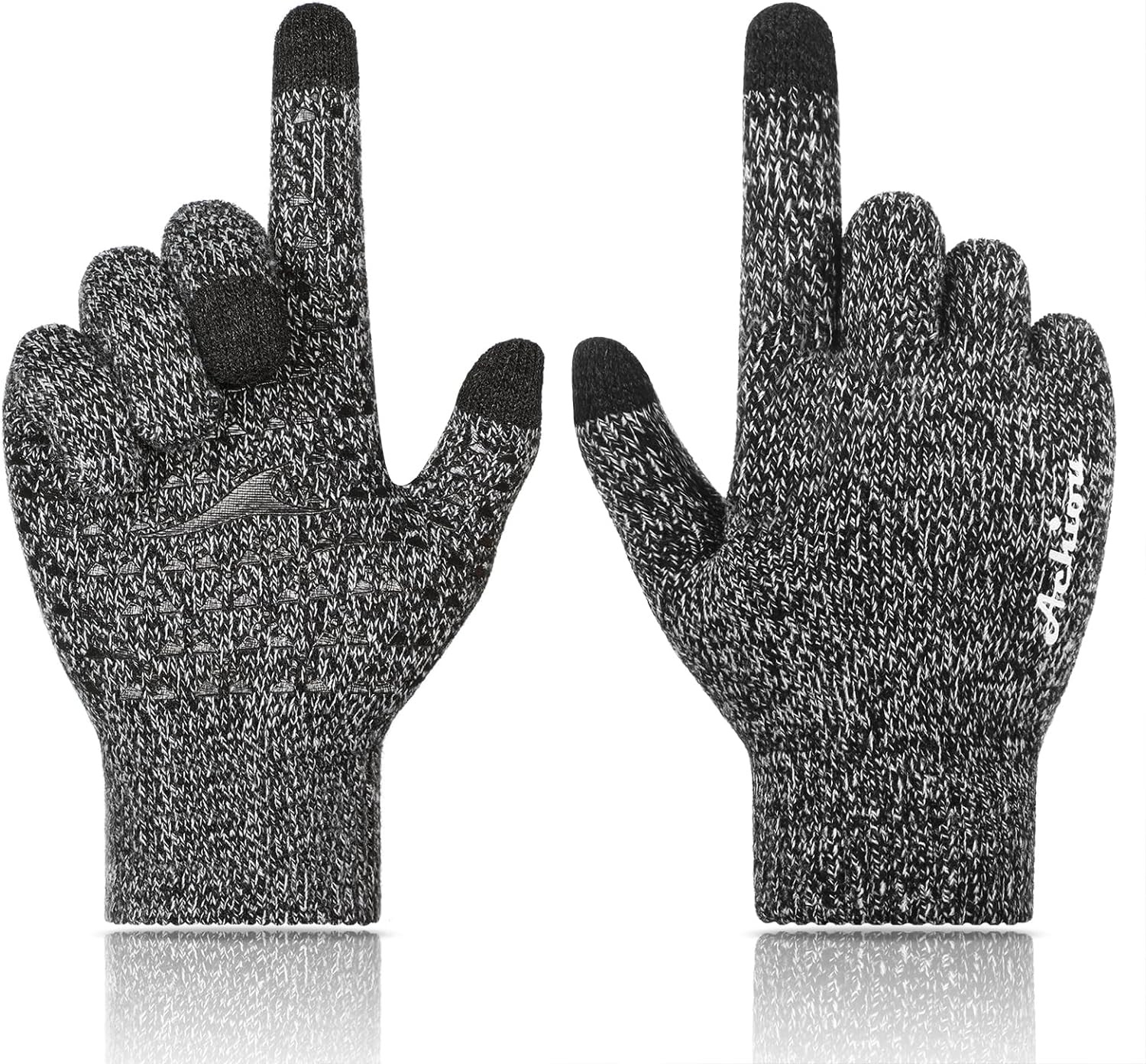 Winter Gloves, Glove for Men Women, Upgraded Touch Screen Texting Warm Running w