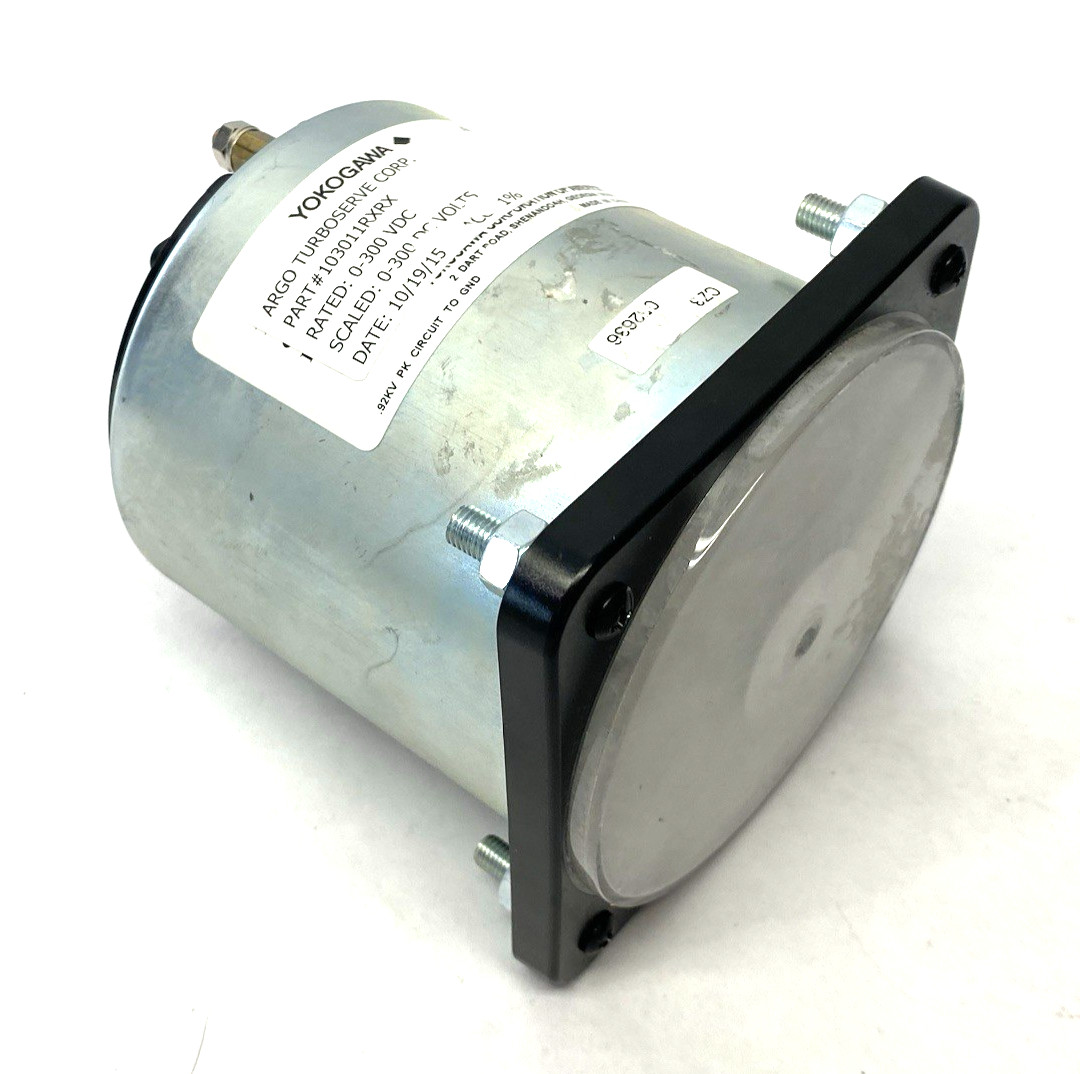 Yokogawa 103011RXRX Panel Meter 0-300VDC NEEDS NEW FRONT PLASTIC SHIELD/FACE