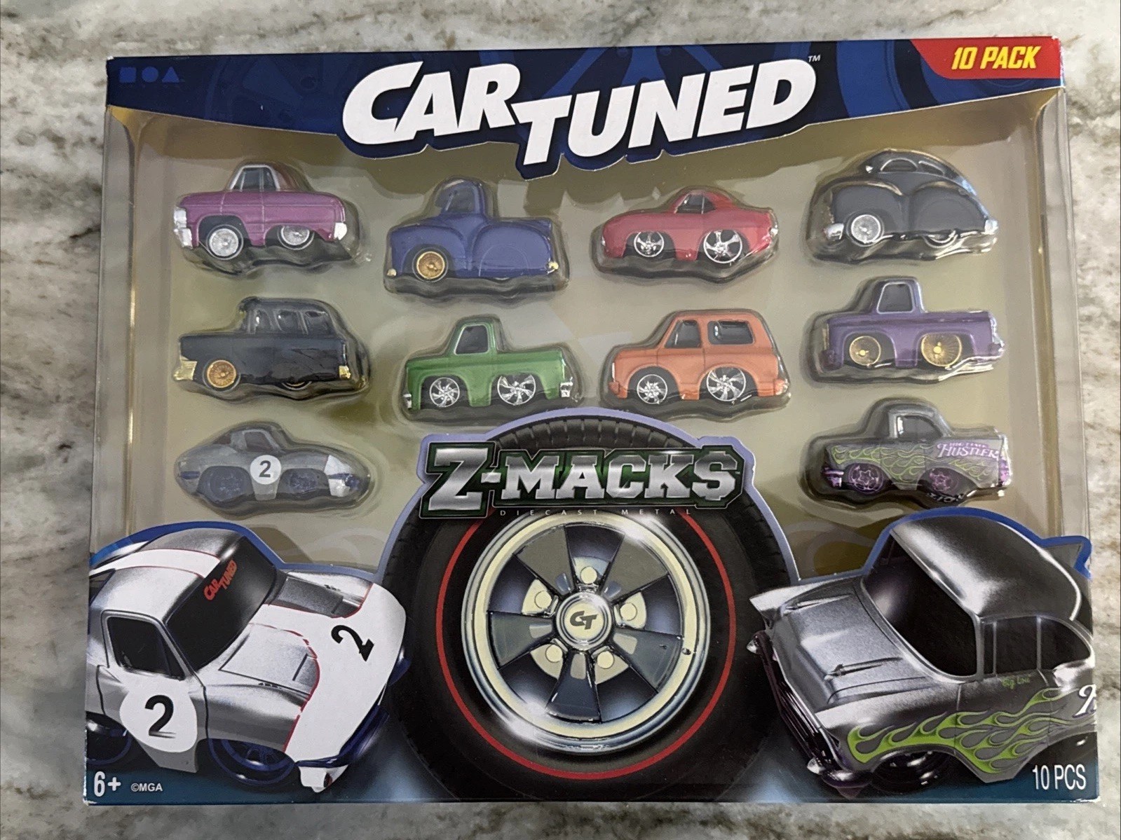 2025 CarTuned Z-Macks 10 Pack Exclusive Diecast Metal Cars Chevy Car Tuned NEW