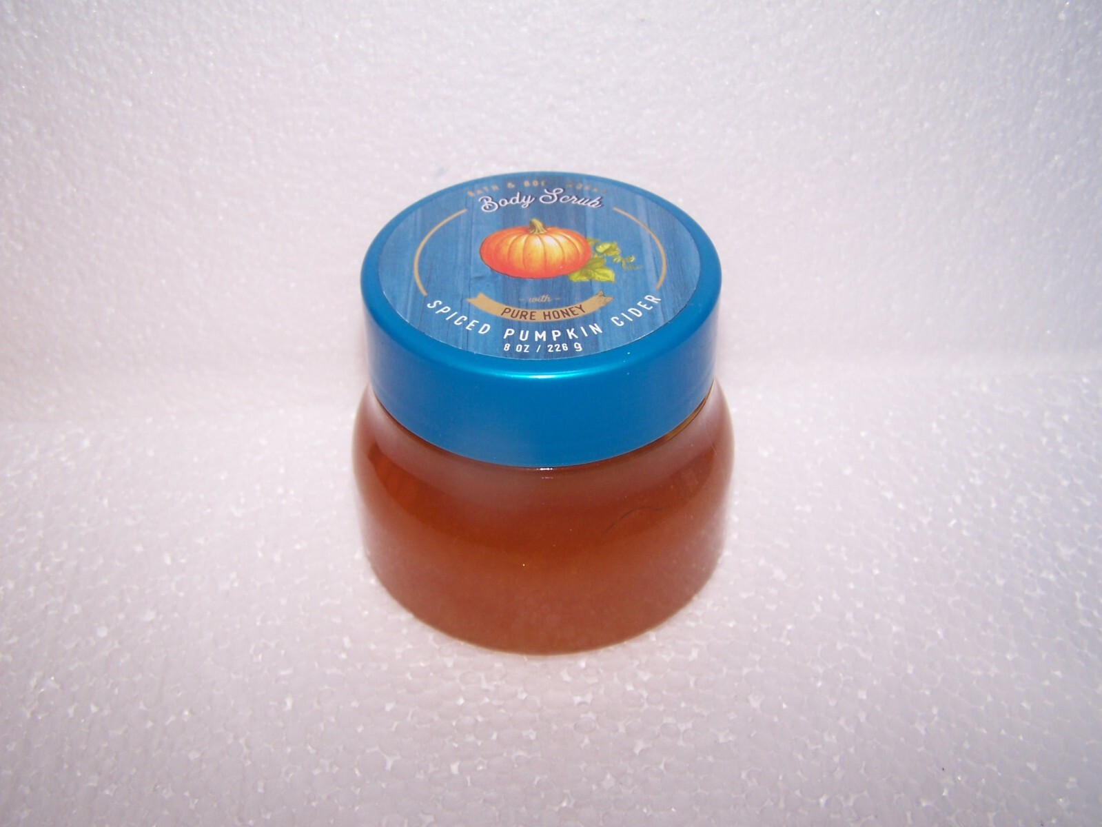 Bath & Body Works Spiced Pumpkin Cider Body Scrub w Pure Honey 8 oz