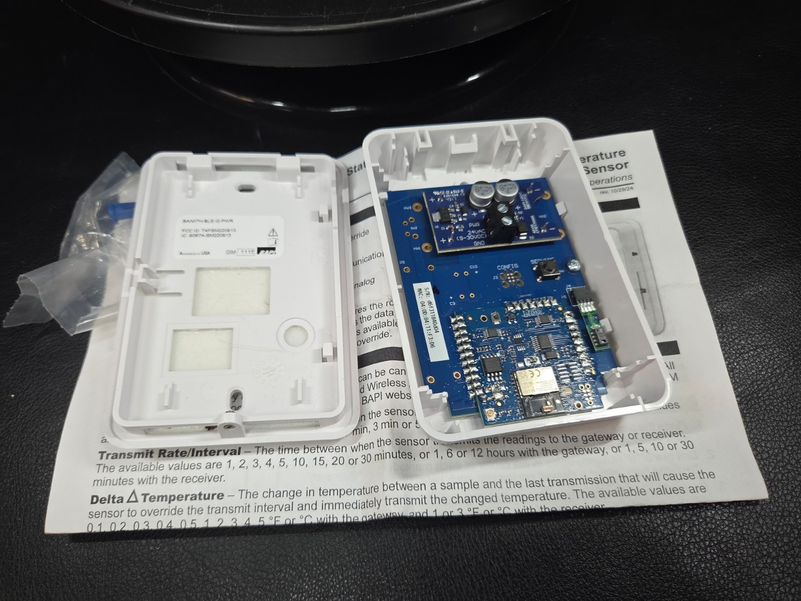 BAPI ba/wth-ble-q-pwr NEW Wireless Wireless BAPI-Stat "Quantum" Temperature/Humi