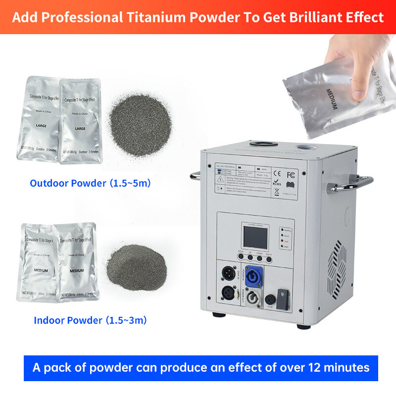 750W Large Cold Spark Machine Firework Machine DMX DJ Stage Effect Machine