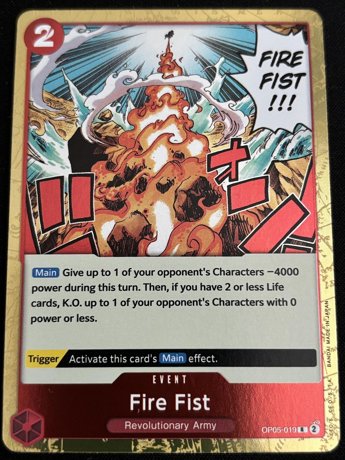 Fire Fist OP05-019 - Awakening of the New Era - One Piece Card TCG EN