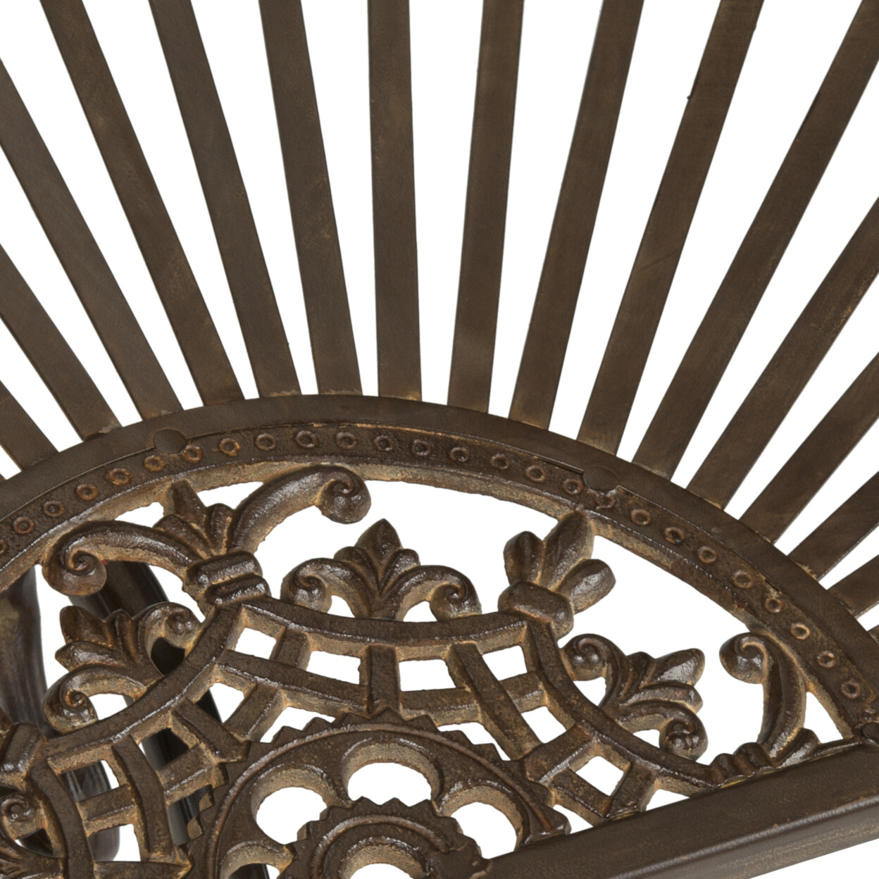 SAFAVIEH Outdoor Collection Annalise Accent Table | Rustic Brown |
