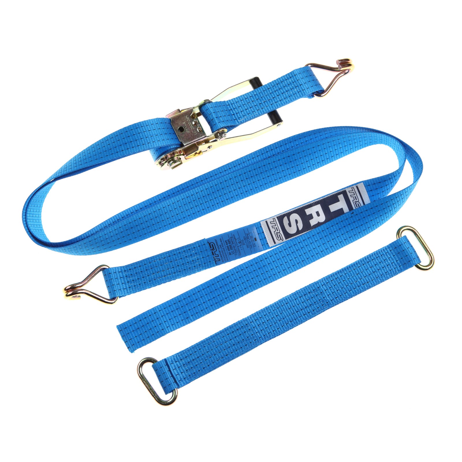 TRS Tie Down Strap With Tyre Choker (2 Ton Capacity, 50mm Wide 4m Long)