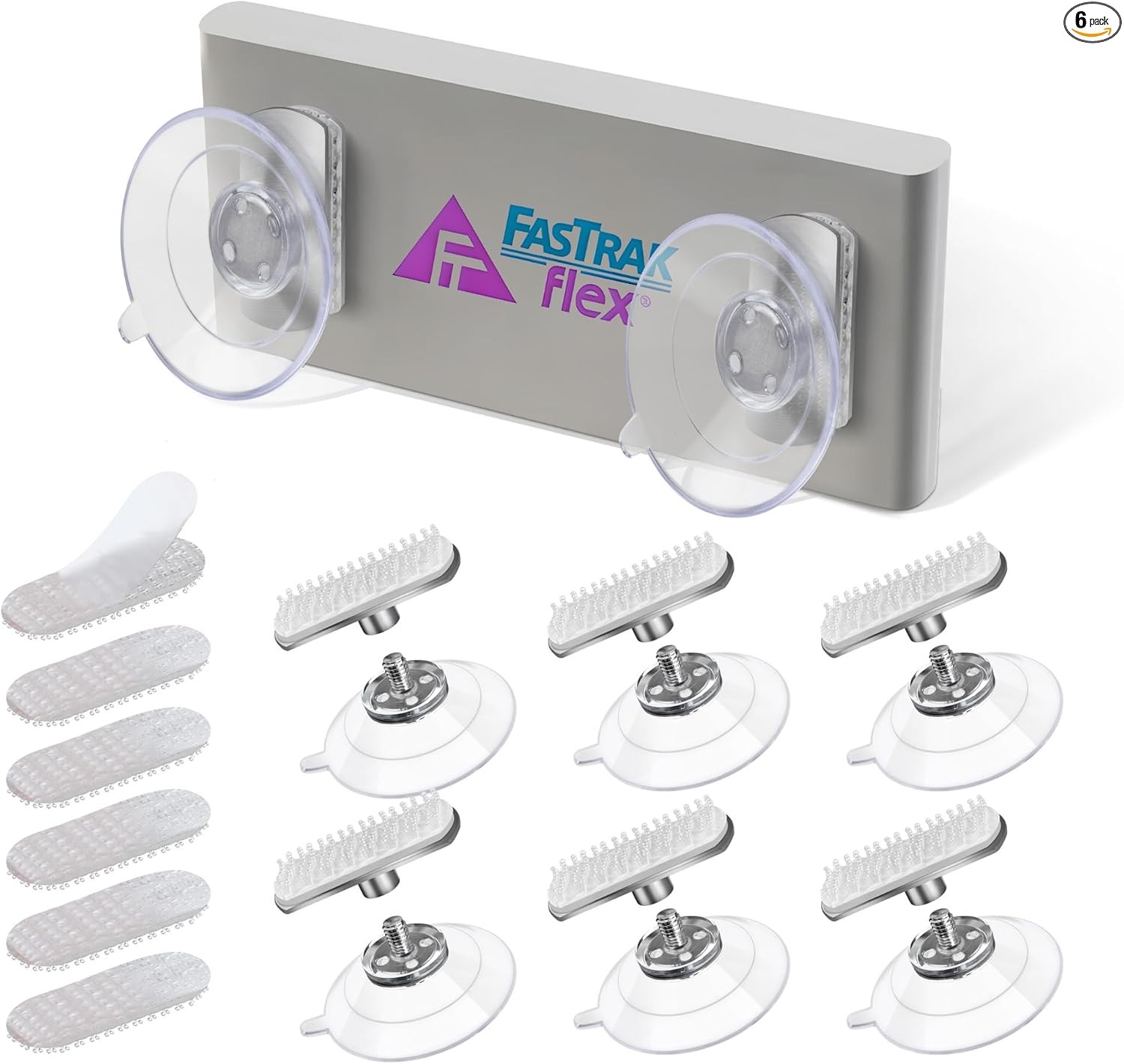 (3 Sets) FasTrak Flex / FasTrak CAV Holder for Windshield, Fits Most US States M