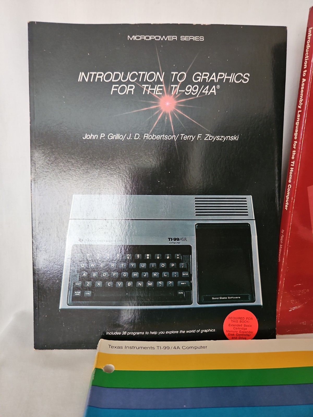 Vintage Texas Instruments Home Computer Binder Manual PHP1270