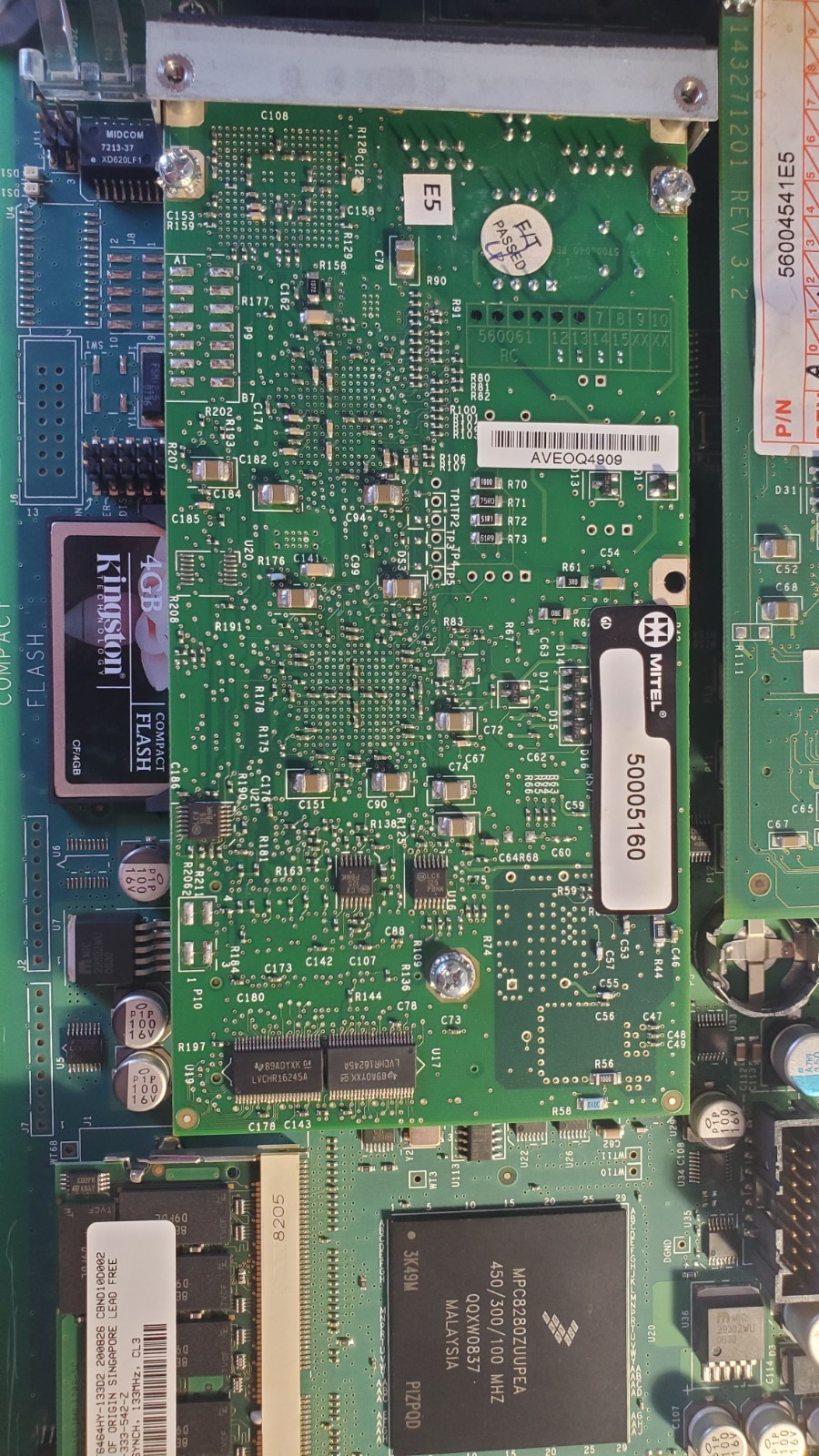 Mitel 3300 AX Controller Card, 50005181