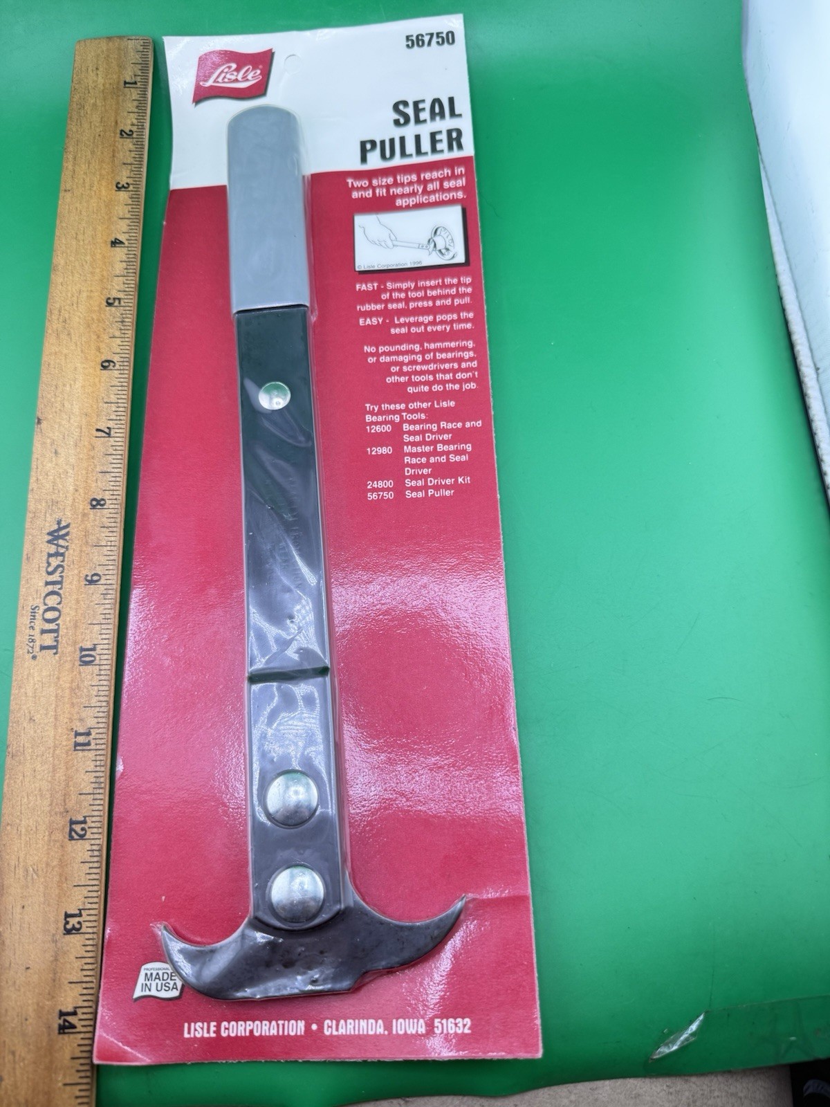 NEW Lisle SEAL PULLER (Part # 56750 Made in the USA (NOS) Excellent Condition