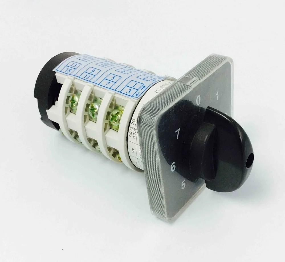 20A Rotary Cam Switch 7Position 4Pole Motor Control High Voltage LW31 YMZ12-20/4