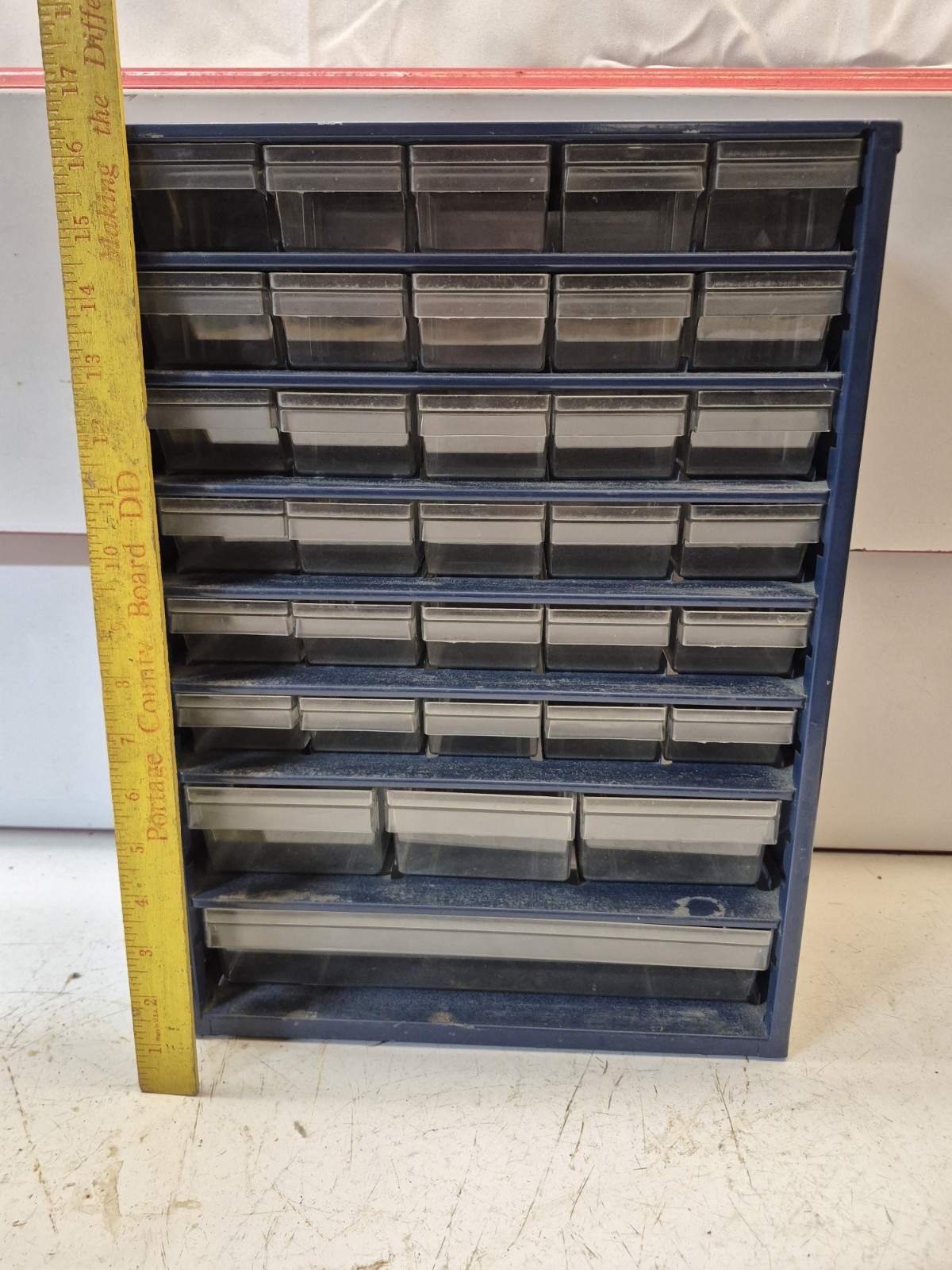 34 Drawer Cabinet, 12 x 16-1/2 X 6 Made In Denmark