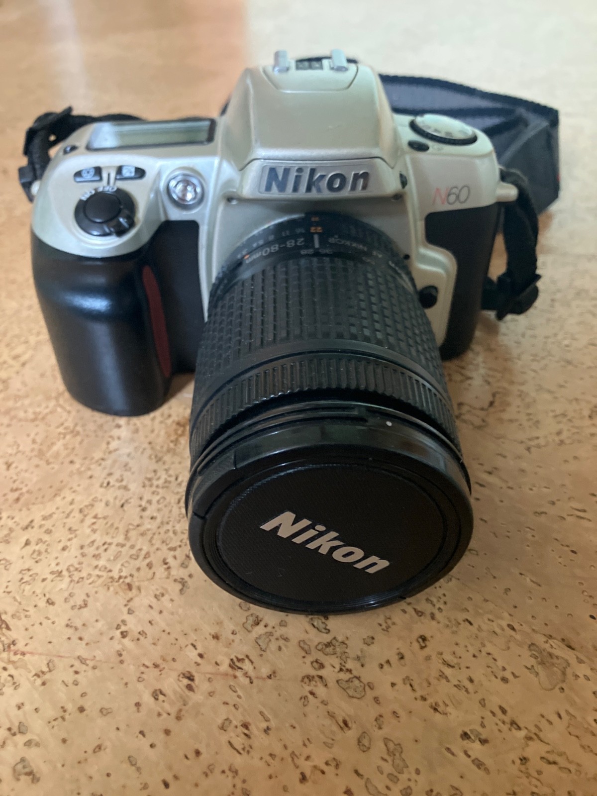 Nikon N60 Film Camera with 28-80mm Nikon Auto Lens. Works
