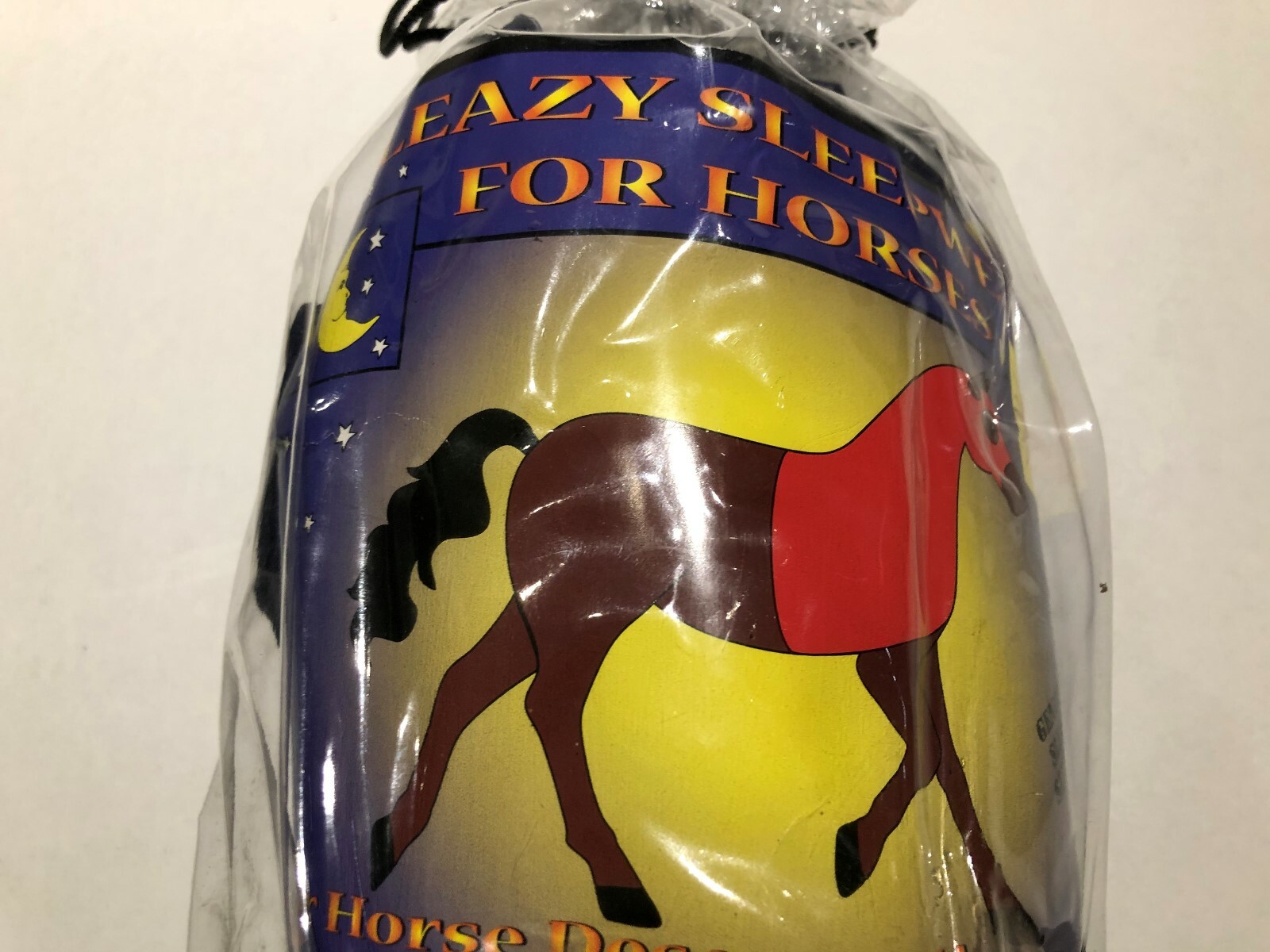 New Sleazy Sleepwear Stretch Lyrca Neckwear Hood for a Smalll Horse - Navy Blue